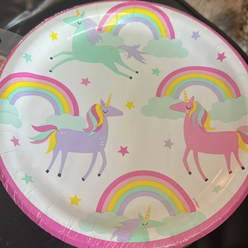 New 321 Party Pastel Unicorn Supplies